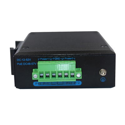 10/100/1000M 8 RJ45 Bağlantı Noktası Endüstriyel Din Raylı Ethernet Anahtarı IP40
